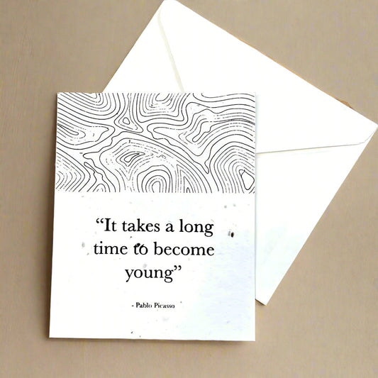 Birthday Card - Pablo Picasso Plantable Card