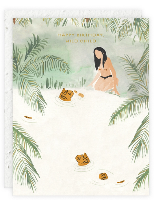 Wild Child - Seeded Birthday Card - Ash & Rose Greeting & Note Cards