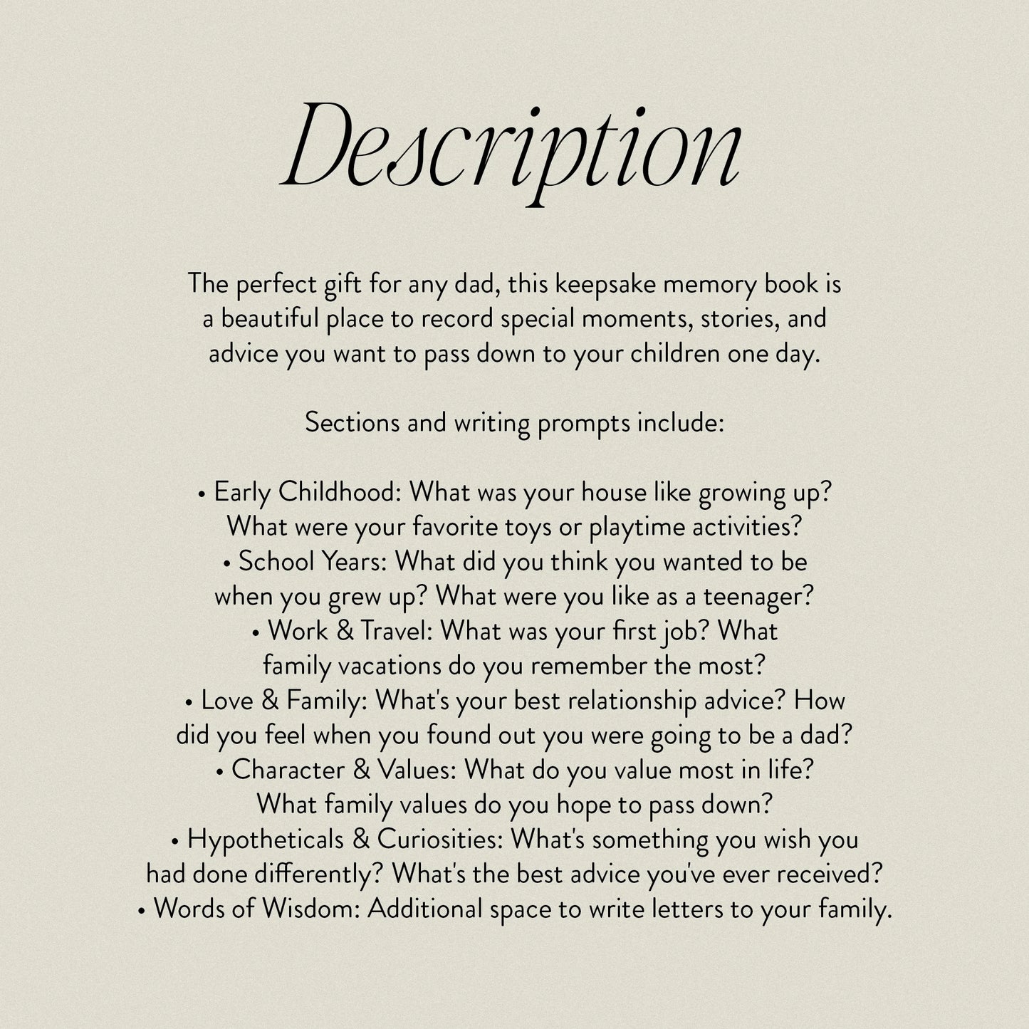 Dad’s Story