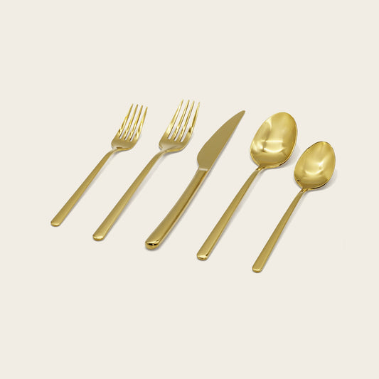 Emilia Mirror 20-Piece Flatware Set - Image 3 - Italic Unknown