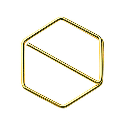 Stylish Gold Paper Clips - Unique Geometric & Decorative Designs (20 PCS)