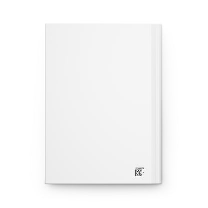 Back cover of a white notebook